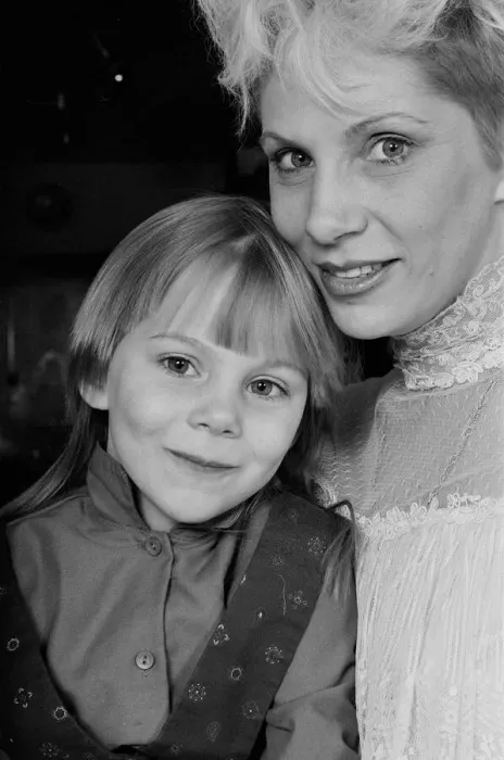 Framed Print : Angie Bowie, (also known as Angela Bowie) with her daughter Stacia Larranna Celeste Lipka Framed Print : Angie Bowie, (also known as Angela Bowie) with her daughter Stacia Larranna Celeste Lipka
