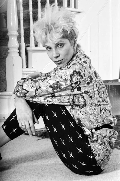 Framed Print : Angie Bowie, (also known as Angela Bowie) Picture taken at home