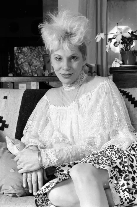 Framed Print : Angie Bowie, (also known as Angela Bowie) Picture taken at home Framed Print : Angie Bowie, (also known as Angela Bowie) Picture taken at home