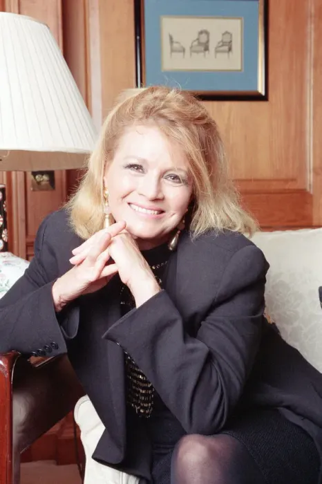 Framed Print : Angie Dickinson, american film and television actress, pictured in her suite