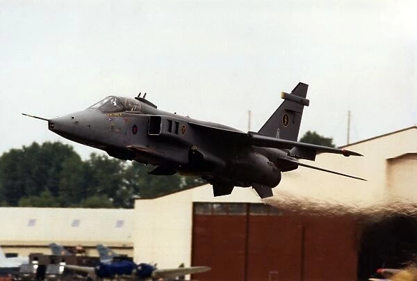 An Anglo-French SEPECAT Jaguar, ground attack aircraft