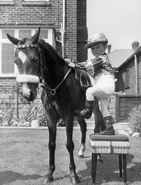 Animals - Children & Horses. July 1966 P000470