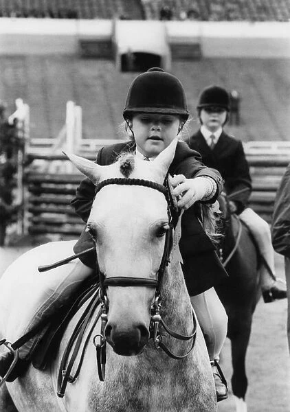 Animals - Children and Horses. July 1968 P000496