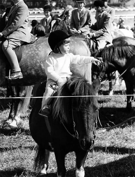 Animals - Children and Horses. September 1964 P000495