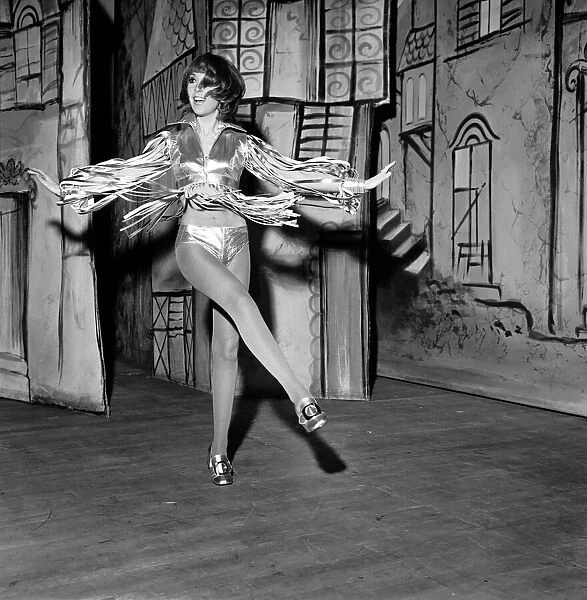 Anita Harris who plays Jack Trot in the Manchester Palace pantomime December 1969