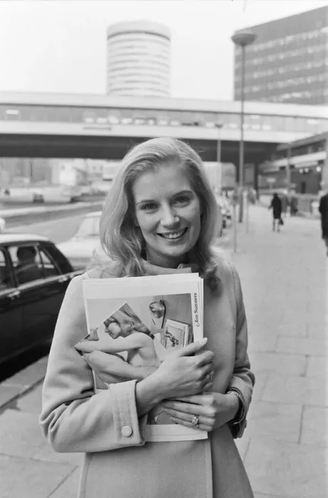 Framed Print : Ann Summers, the shop secretary who has opened a sex supermarket named after her