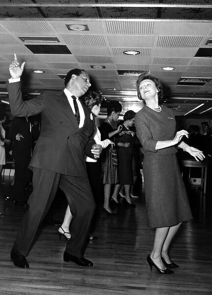Anna Neagle & Edmundo Ros dancing the Bossa Nova 1962