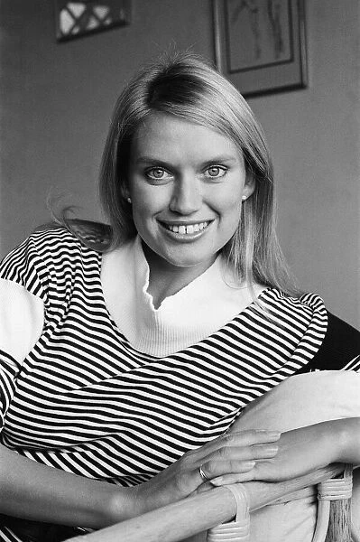 Anneka Rice, Television presenter, pictured at home in Barnes, South West London