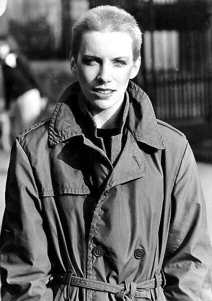 Annie Lennox, singer of the Eurythmics. 27th March 1983