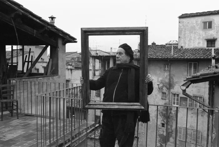 Framed Print : Annigoni by Annigoni 20th March 1970 After his successful completion of his Framed Print : Annigoni by Annigoni 20th March 1970 After his successful completion of his