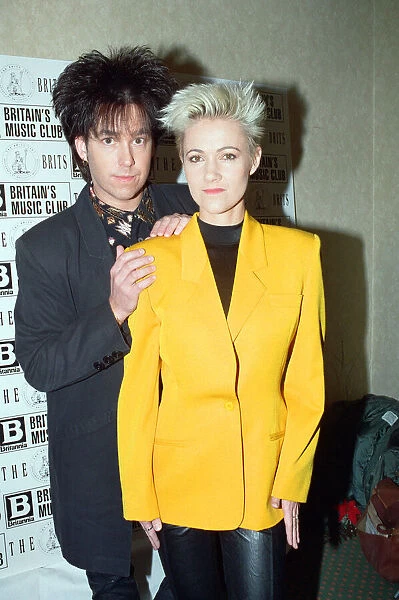 Announcement of the 1991 Brit Awards Nominations. Marie Fredriksson