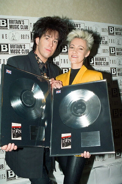 Announcement of the 1991 Brit Awards Nominations. Marie Fredriksson