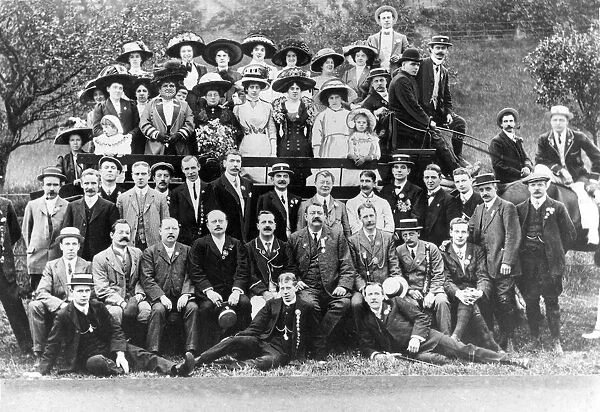 The annual cyclists meeting at Barnard Castle in 1906