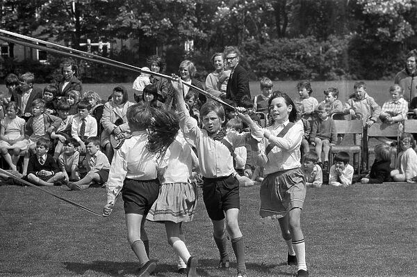 Annual May dance celebrations at Roseworth School, Stockton. May 1971