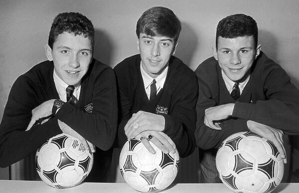 Answering the call to international duty are three Greater Manchester schoolboy soccer