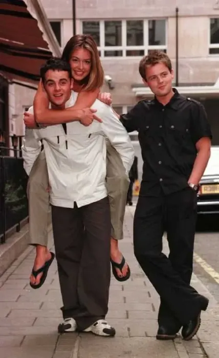 : Ant McPartlin (left) and Declan Donnelly meet Cat Deeley : Ant McPartlin (left) and Declan Donnelly meet Cat Deeley