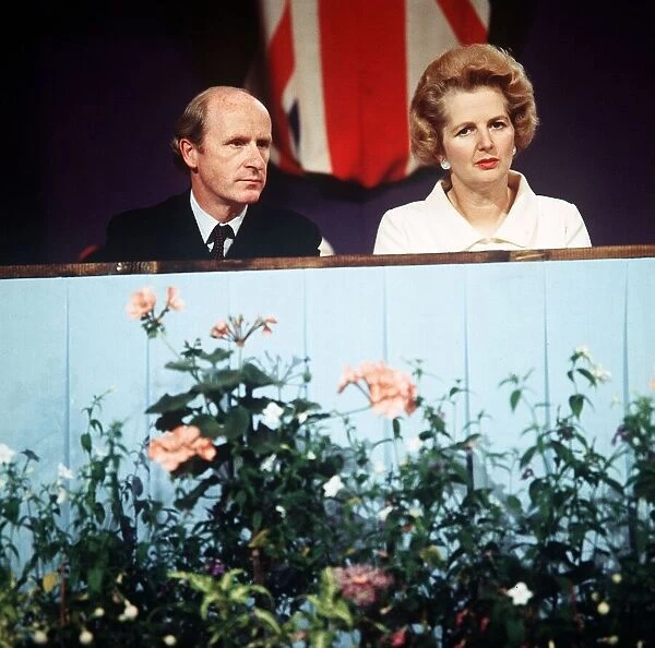 Anthony Barber MP and Margaret Thatcher MP at 1970 Conservative Party Conference