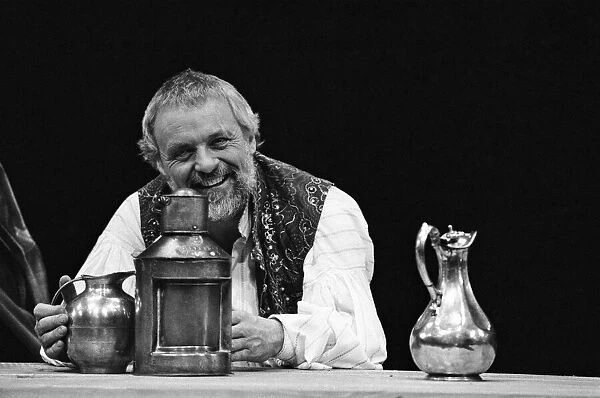 Anthony Hopkins in Antony and Cleopatra, National Theatre, London. 8th April 1987