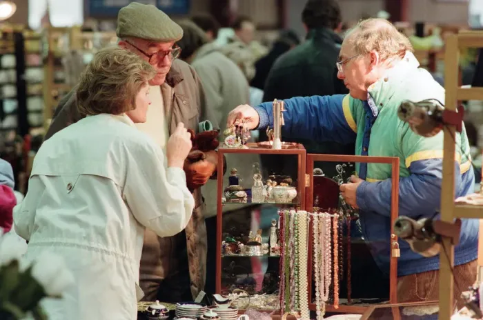 Framed Print : Antique car boot sale. 7th November 1991 Framed Print : Antique car boot sale. 7th November 1991