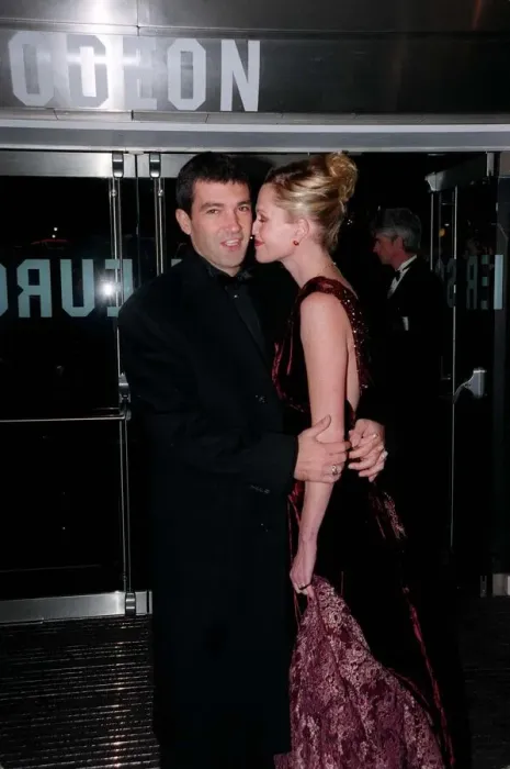 Framed Print : Antonio Banderas actor December 1998 at the Odeon Leicester Square in London for