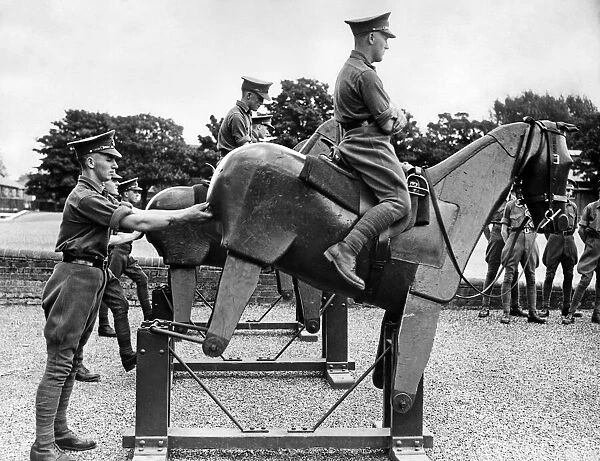 Apart from the Household Cavalry there is one branch only of the British Army that trains