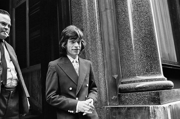 Appeal hearing at the Appeal Court in Central London where Rolling Stones lead singer