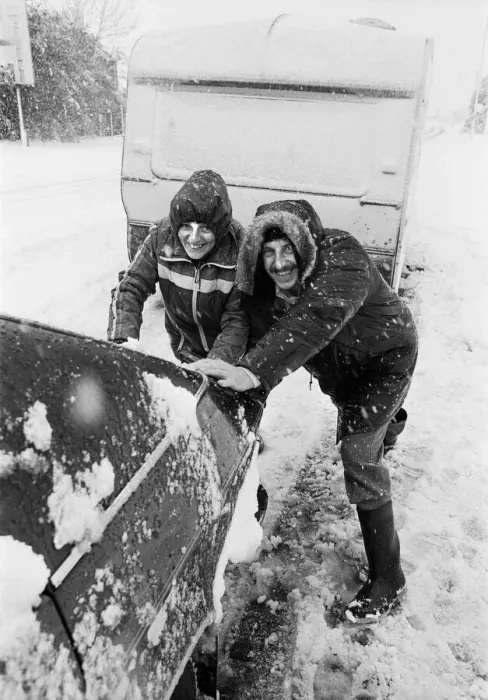 Framed Print : April 23rd to 26th 1981 brought the coldest spell of weather the UK had experienced Framed Print : April 23rd to 26th 1981 brought the coldest spell of weather the UK had experienced