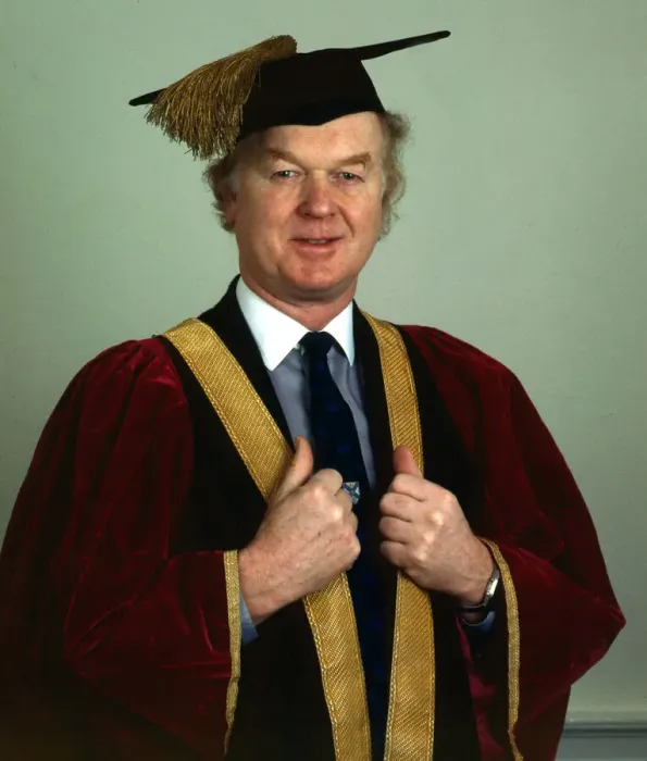 Framed Print : Archie MacPherson Sports Commentator & Rector of Edinburgh University March 1985 Framed Print : Archie MacPherson Sports Commentator & Rector of Edinburgh University March 1985