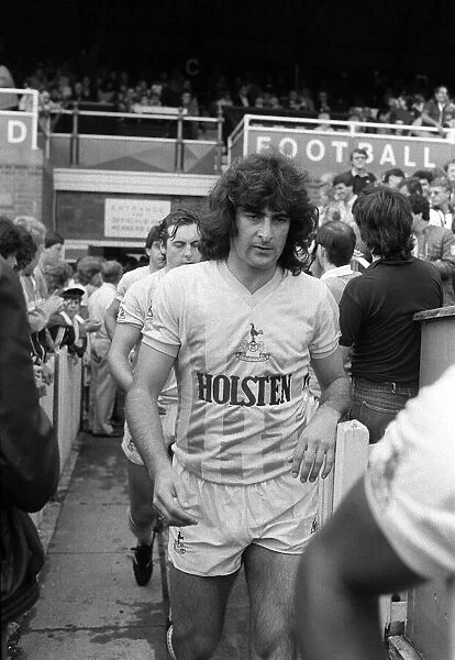Argentina football star Mario Kempes in a friendly game against Enfield whilst on trial