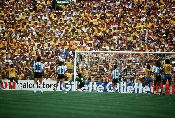 Argentina v Brazil World Cup 1982 football
