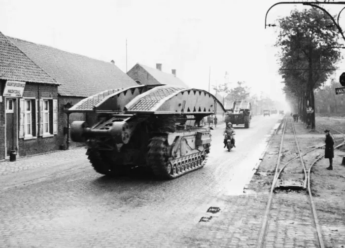 Framed Print : An armoured vehicle-launched bridge is a combat support vehicle Framed Print : An armoured vehicle-launched bridge is a combat support vehicle