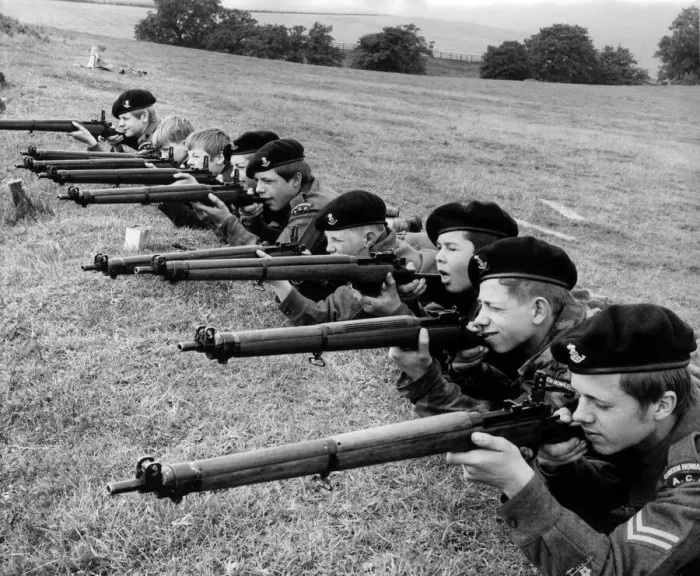 Framed Print : Army Cadets take part in annual rifle meeting at Guisborough, 5th September 1970 Framed Print : Army Cadets take part in annual rifle meeting at Guisborough, 5th September 1970