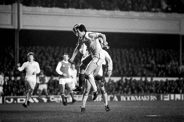 Arsenal 0 v. Leeds United 1. Division 1 football. January 1980 LF01-01-071