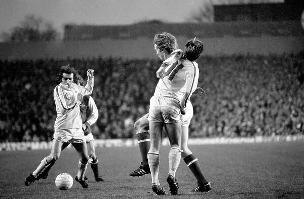 Arsenal 0 v. Leeds United 1. Division 1 football. January 1980 LF01-01-020