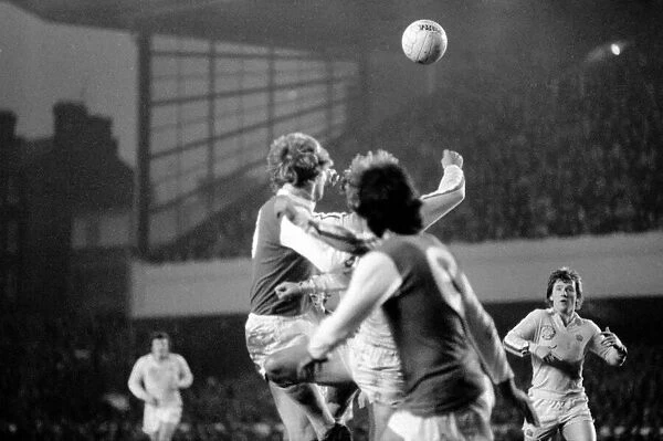 Arsenal 0 v. Leeds United 1. Division 1 football. January 1980 LF01-01-031