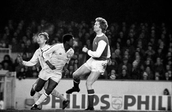 Arsenal 0 v. Leeds United 1. Division 1 football. January 1980 LF01-01-008
