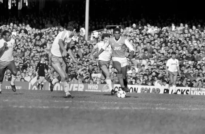 Framed Print : Arsenal 0 v. West Ham United 0. Division One Football. November 1986 LF20-25-008 Framed Print : Arsenal 0 v. West Ham United 0. Division One Football. November 1986 LF20-25-008
