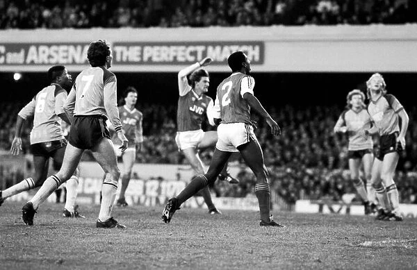 Arsenal 1 v. Southampton 0. Division One Football. December 1986 LF21-25-015