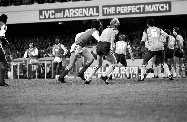Arsenal 1 v. Southampton 0. Division One Football. December 1986 LF21-25-014