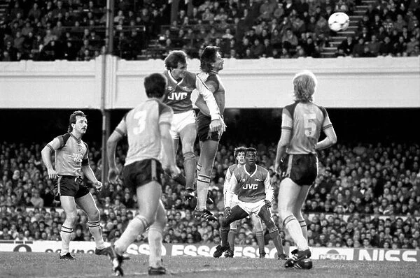 Arsenal 1 v. Southampton 0. Division One Football. December 1986 LF21-25-009