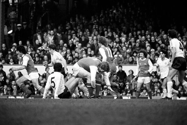 Arsenal 2 v. Bolton Wanderers 0. Division 1 football. February 1980 LF01-29-093
