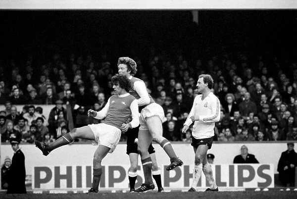 Arsenal 2 v. Bolton Wanderers 0. Division 1 football. February 1980 LF01-29-091