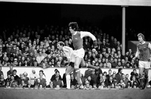 Arsenal 2 v. Bolton Wanderers 0. Division 1 football. February 1980 LF01-29-080
