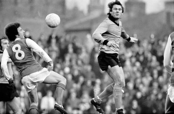 Arsenal 2 v. Derby County 0. Division 1 football January 1980 LF01-05-064