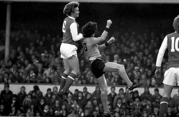 Arsenal 2 v. Derby County 0. Division 1 football January 1980 LF01-05-031