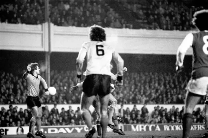 Framed Print : Arsenal 2 v. Derby County 0. Division 1 football January 1980 LF01-05-007