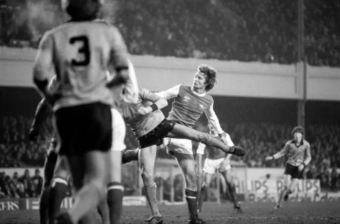 Framed Print : Arsenal 2 v. Derby County 0. Division 1 football January 1980 LF01-05-026 Framed Print : Arsenal 2 v. Derby County 0. Division 1 football January 1980 LF01-05-026