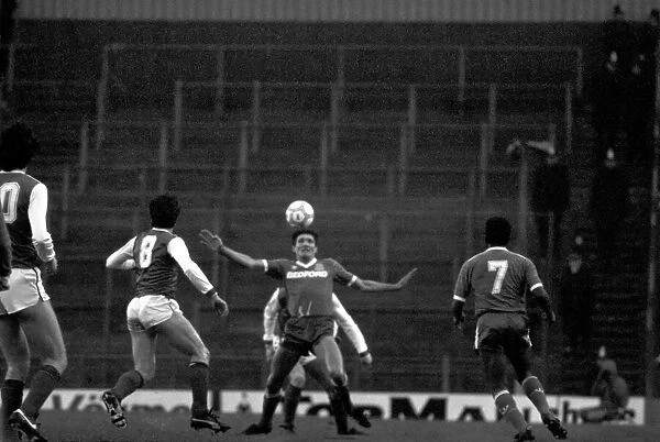 Arsenal 2 v. Luton 1. Division One Football. February 1986 LF18-03-016