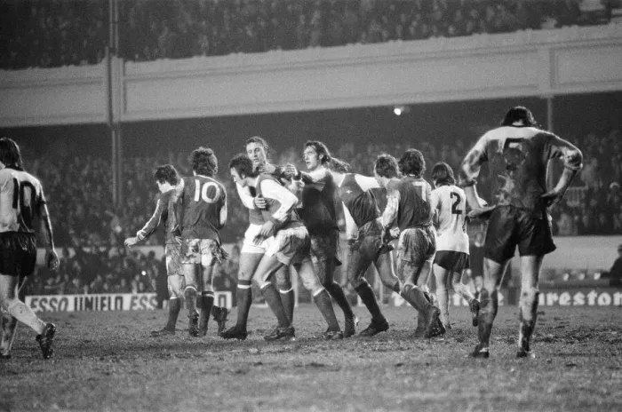 Framed Print : Arsenal 3-0 Coventry City, FA Cup Replay match at Highbury, Wednesday 29th January 1975 Framed Print : Arsenal 3-0 Coventry City, FA Cup Replay match at Highbury, Wednesday 29th January 1975