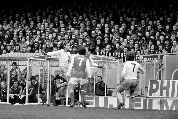 Arsenal 3 v. Aston Villa 1. Division 1 football. February 1980 LF01-20-054